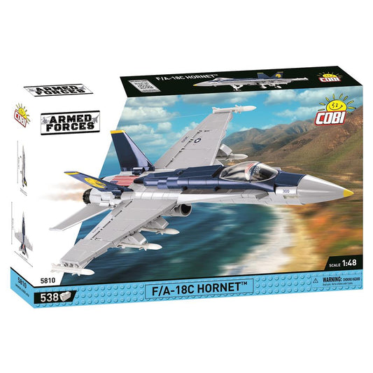 Avion de combat Cobi Boeing F/A-18C Hornet / 538 pcs. Marine américaine version 1:48