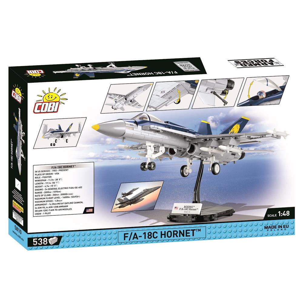 Cobi fighter jet Boeing F/A-18C Hornet / 538 pcs. US Navy version 1:48