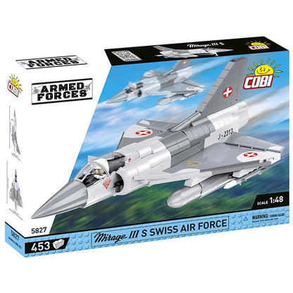 Cobi Fighter Jet Mirage III S Swiss AF / 453 pcs. Swiss Air Force version 1:48