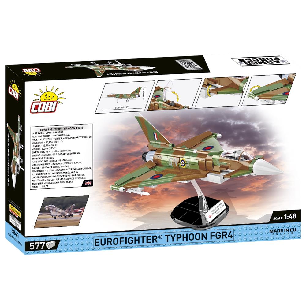 Cobi fighter jet Eurofighter Typhoon FGR4 577 pcs ZK349 GiNA