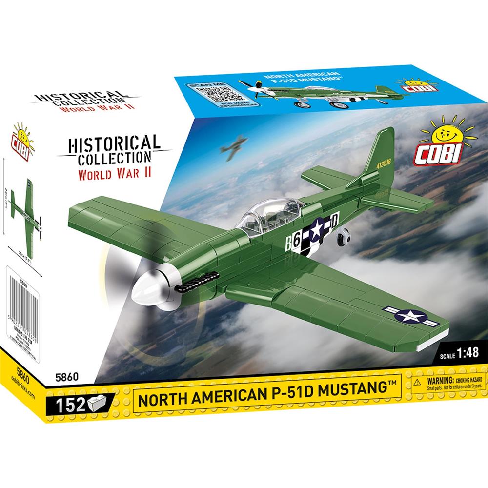 Cobi P-51D Mustang / 150 pcs. North American Aviation, Inc.