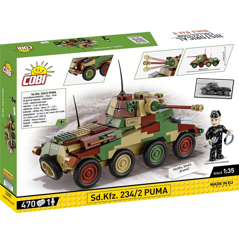 Cobi Sd.Kfz. 234/2 Puma / 470 pièces.