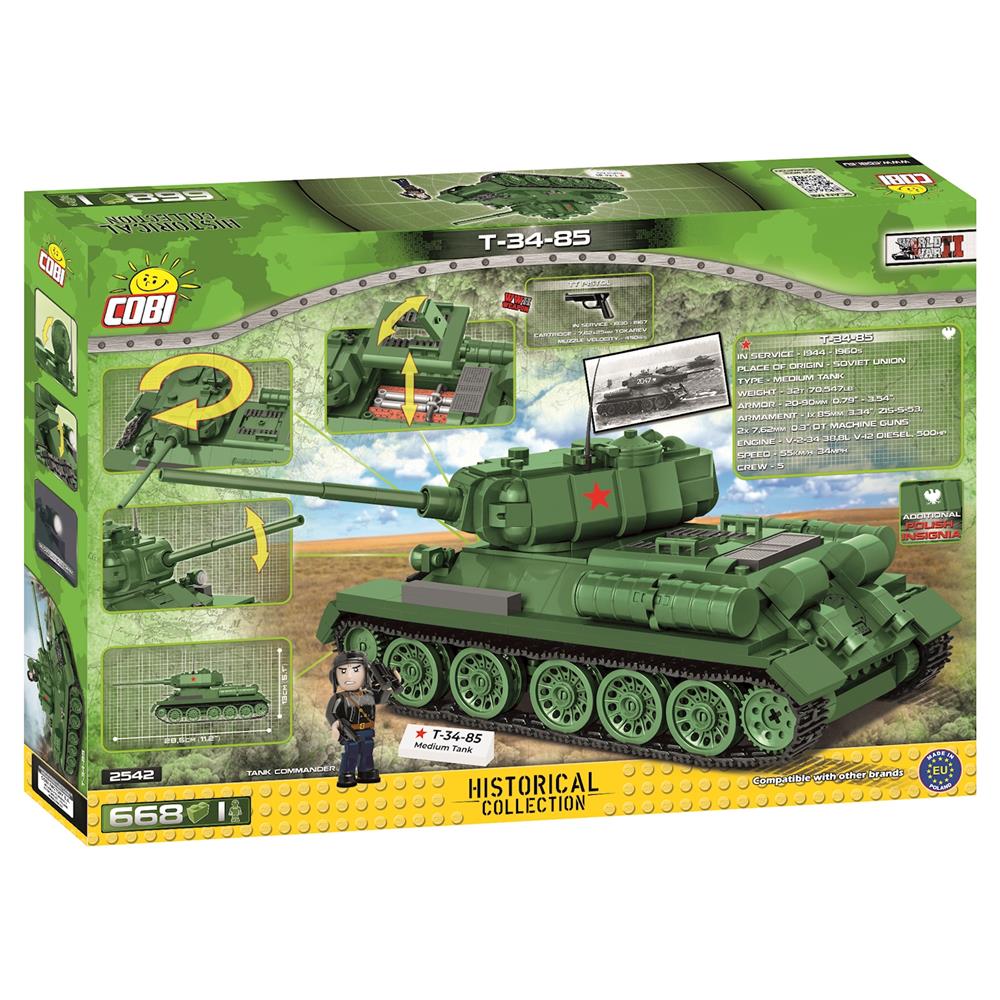 Cobi T-34-85 / 668 pcs.