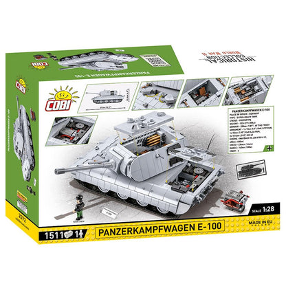 Cobi Panzerkampfwagen E-100/1511 pcs Tiger-Maus