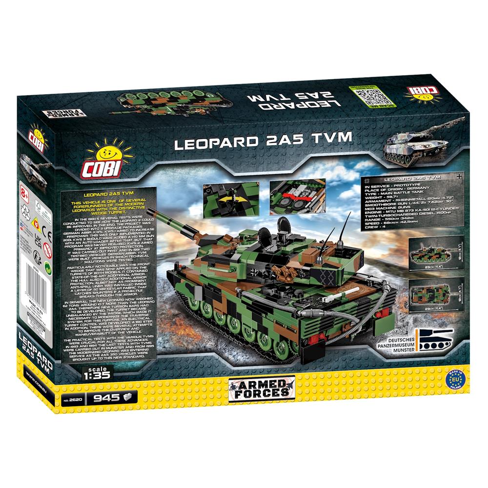 Cobi tank Leopard 2A5 TVM / 945 pcs.