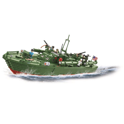 Bateau de patrouille Cobi PT-109 / 3726 pcs. Bateau lance-torpilles de patrouille