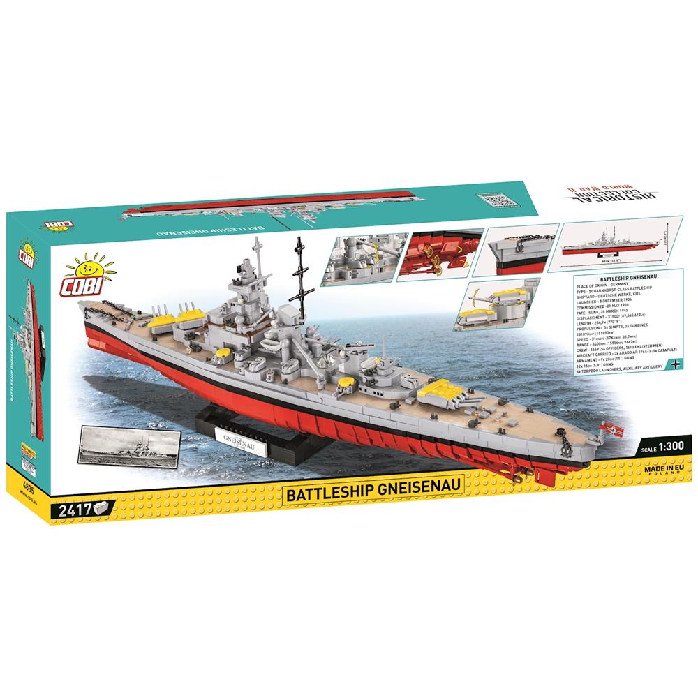 Cobi Battleship Gneisenau / 2417 pcs.