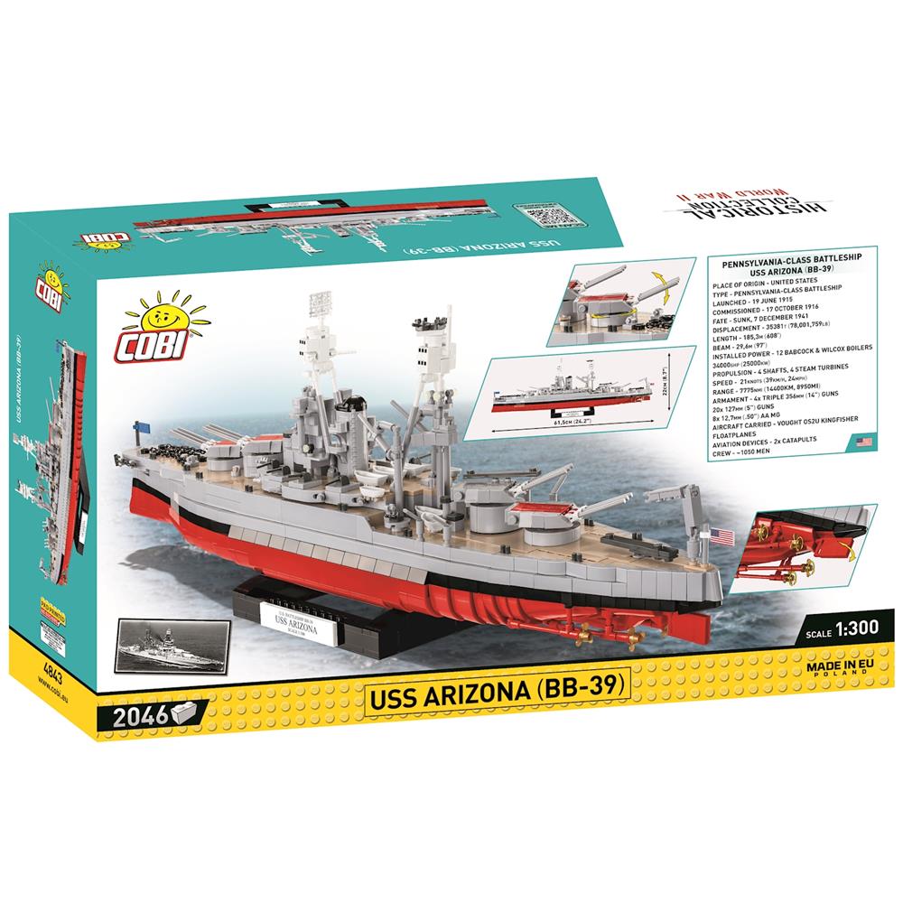 Cobi USS Arizona (BB-39) / 2046 pcs.