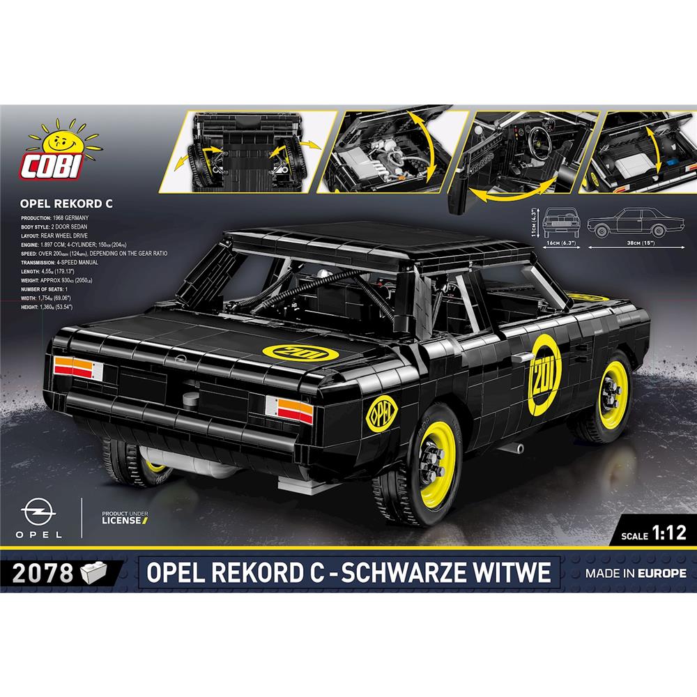 Cobi 1:12 Auto Opel Record C / 2078 pcs.