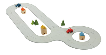 PlanToys Rubber Road and Track Set