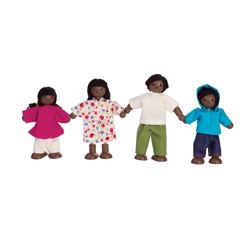 PlanToys doll family dark-skinned