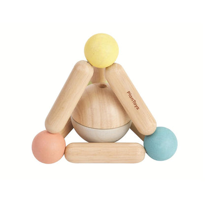 PlanToys triangle grasping toy with sound ball