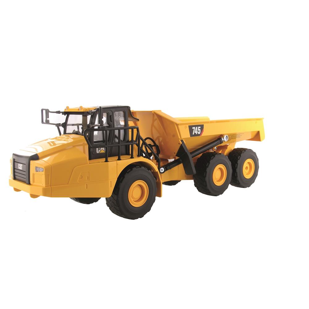 Camion semi-remorque Caterpillar CAT 745 1:24 2,4 GHz fonction complète