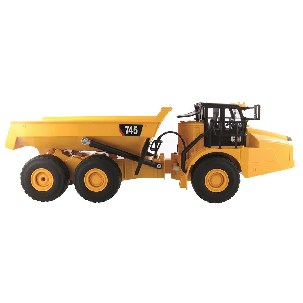 Camion semi-remorque Caterpillar CAT 745 1:24 2,4 GHz fonction complète