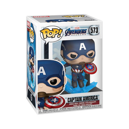 Funko POP Marvel Endgame Captain America Bobble Head