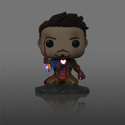 Funko POP Marvel Avenue. Endgame Iron Man Bobble Head / Brille dans le noir