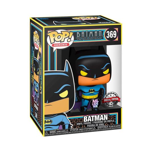 Funko POP Heroes DC Batman Black Light Black Light Glow / Spec. Edition