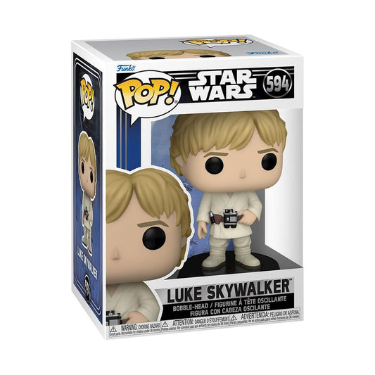 Funko POP Star Wars SWNC Luke Skywalk. Tête à pompon