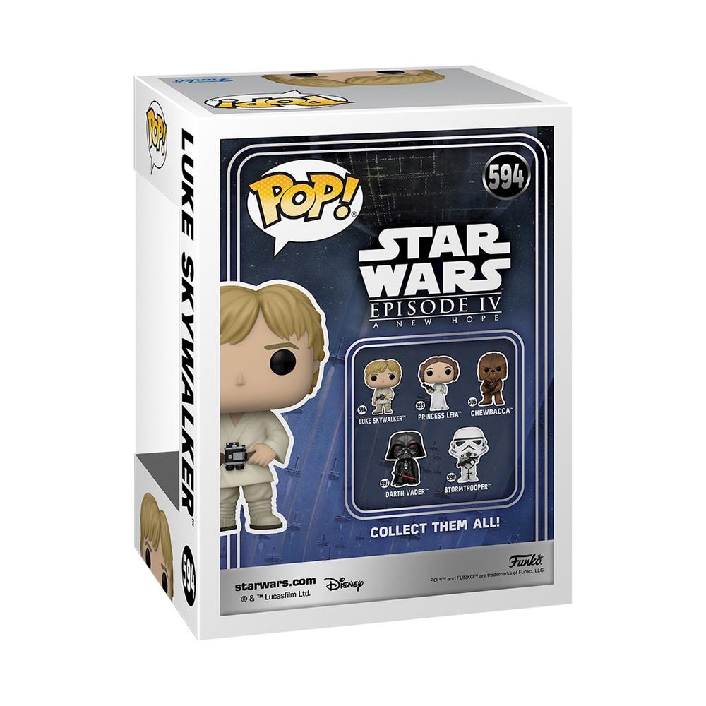 Funko POP Star Wars SWNC Luke Skywalk. Tête à pompon