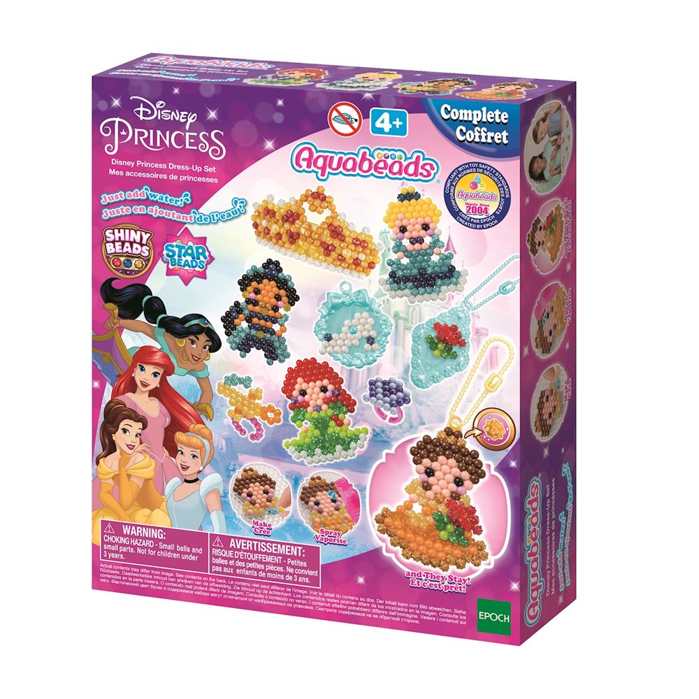 Ensemble de bijoux Epoch Aquabeads Princesse Disney