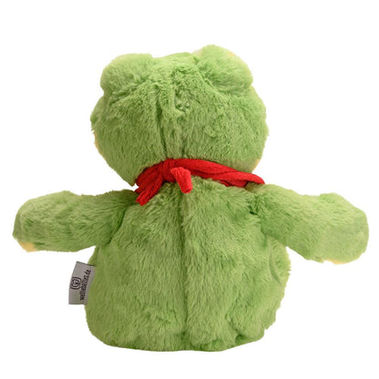 Welliebellies warm cuddly toy frog 30 cm