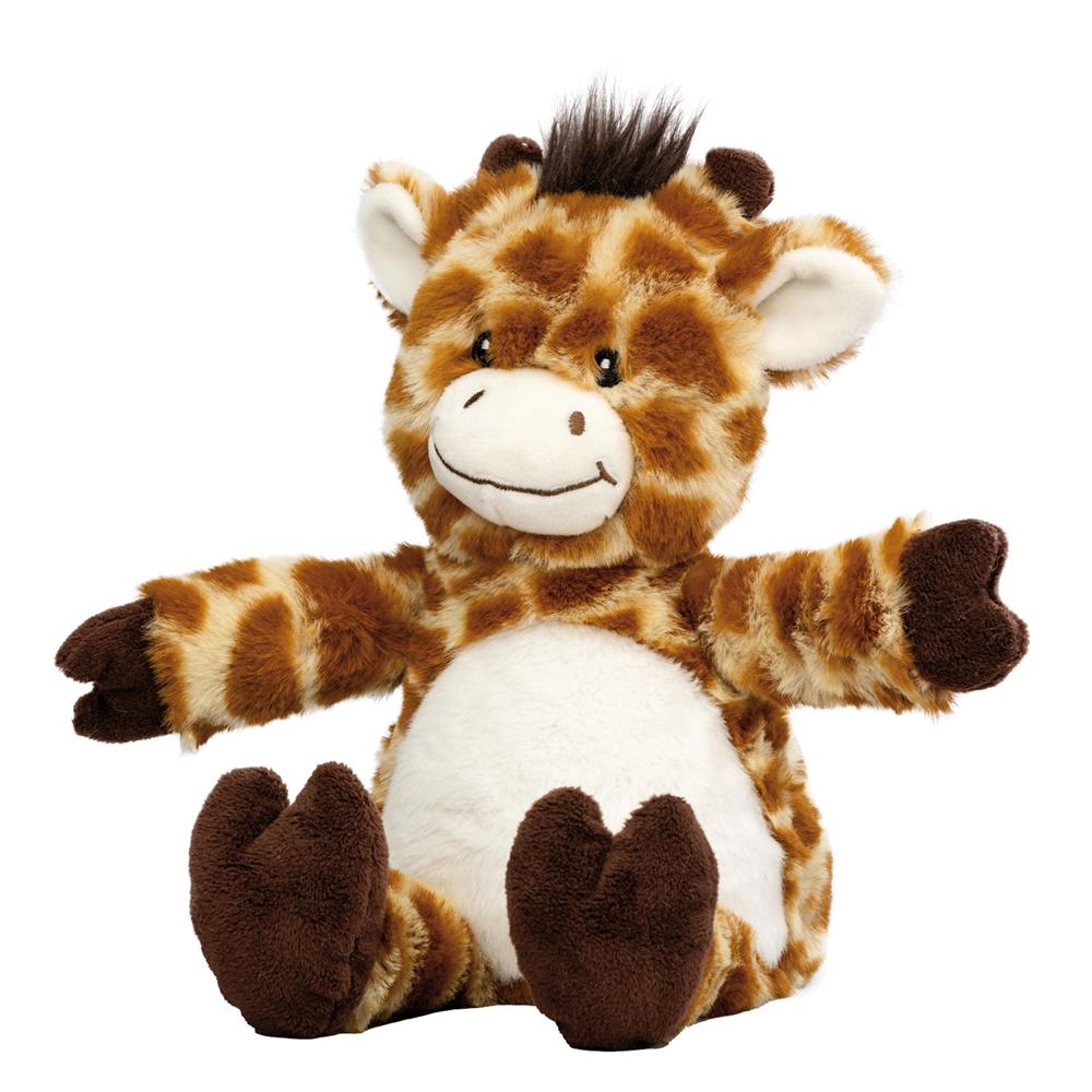 Welliebellies warm cuddly toy giraffe 30 cm
