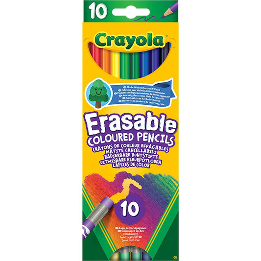 Crayola 10 crayons de couleur effaçables (6)
