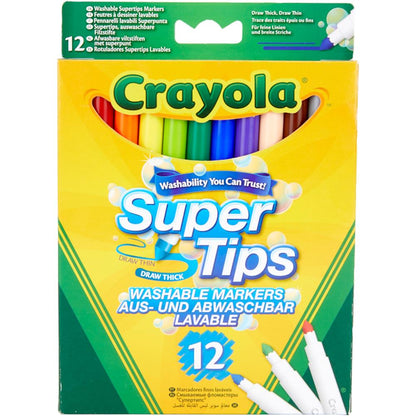 Feutres Crayola 12 Supertips