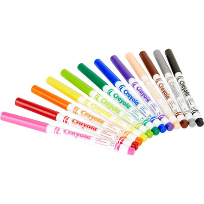 Crayola 12 Supertips Filzstifte