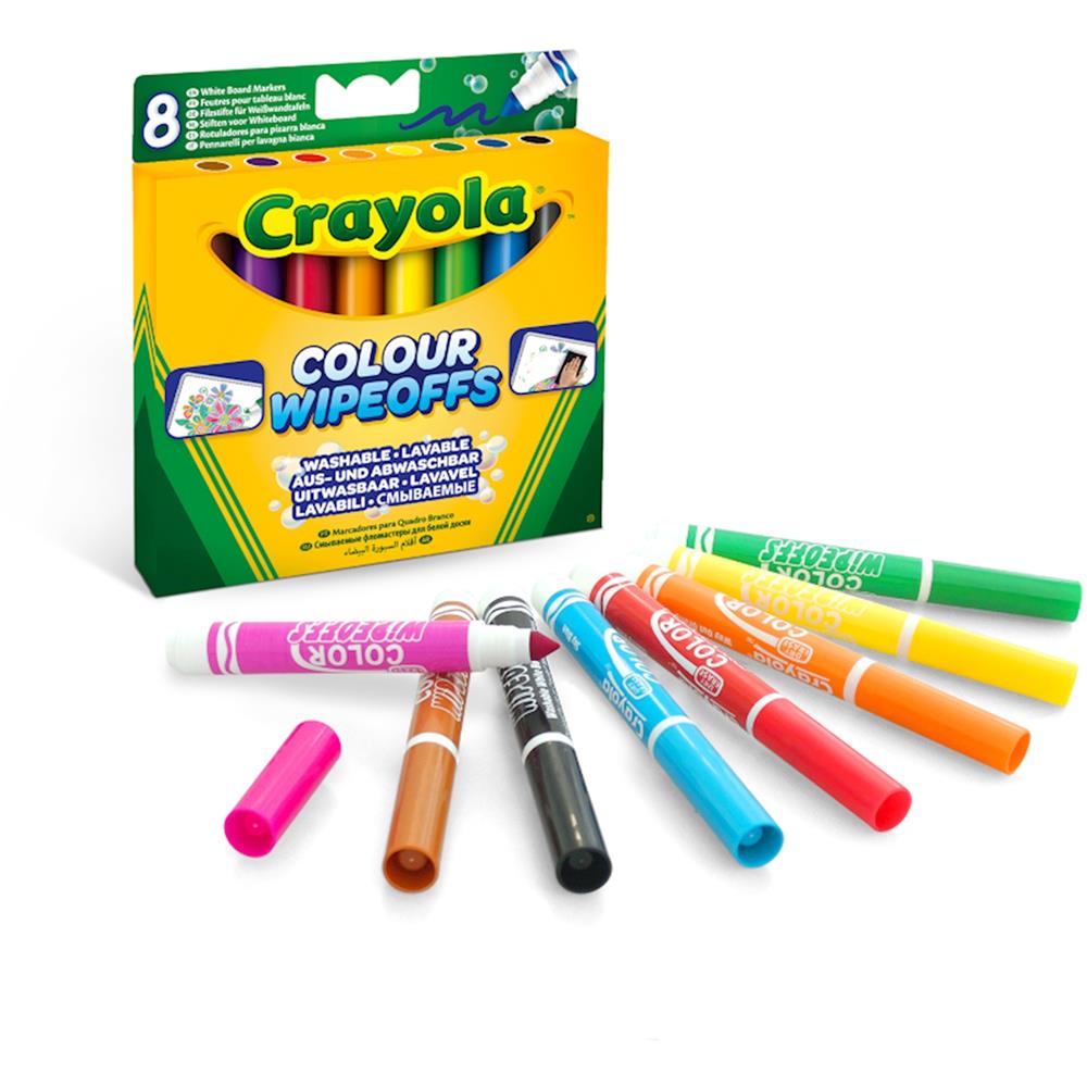 Crayola 8 stylos pour tableau blanc (6)