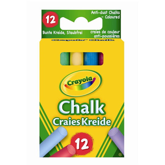 Crayola 12 pcs. Colorful chalk