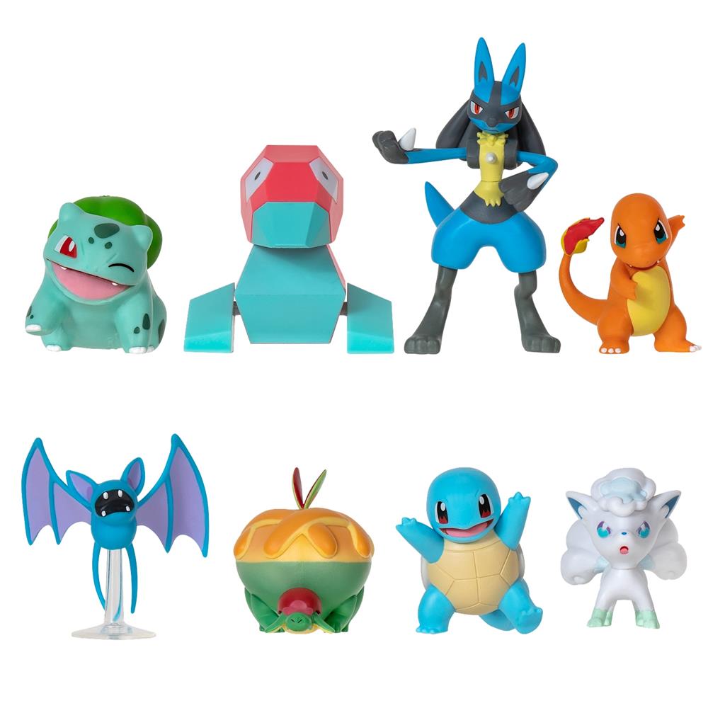 Jazwares Pokémon Battle Figures 8-Pack