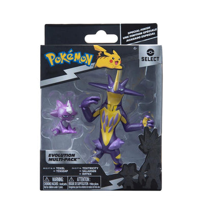 Jazwares Pokémon Select Evolution Pack Toxel, Riffex