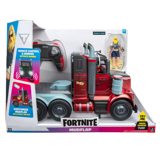 Jazwares Fortnite Mudflap Truck R/C with 10 cm figure &amp; weapons
