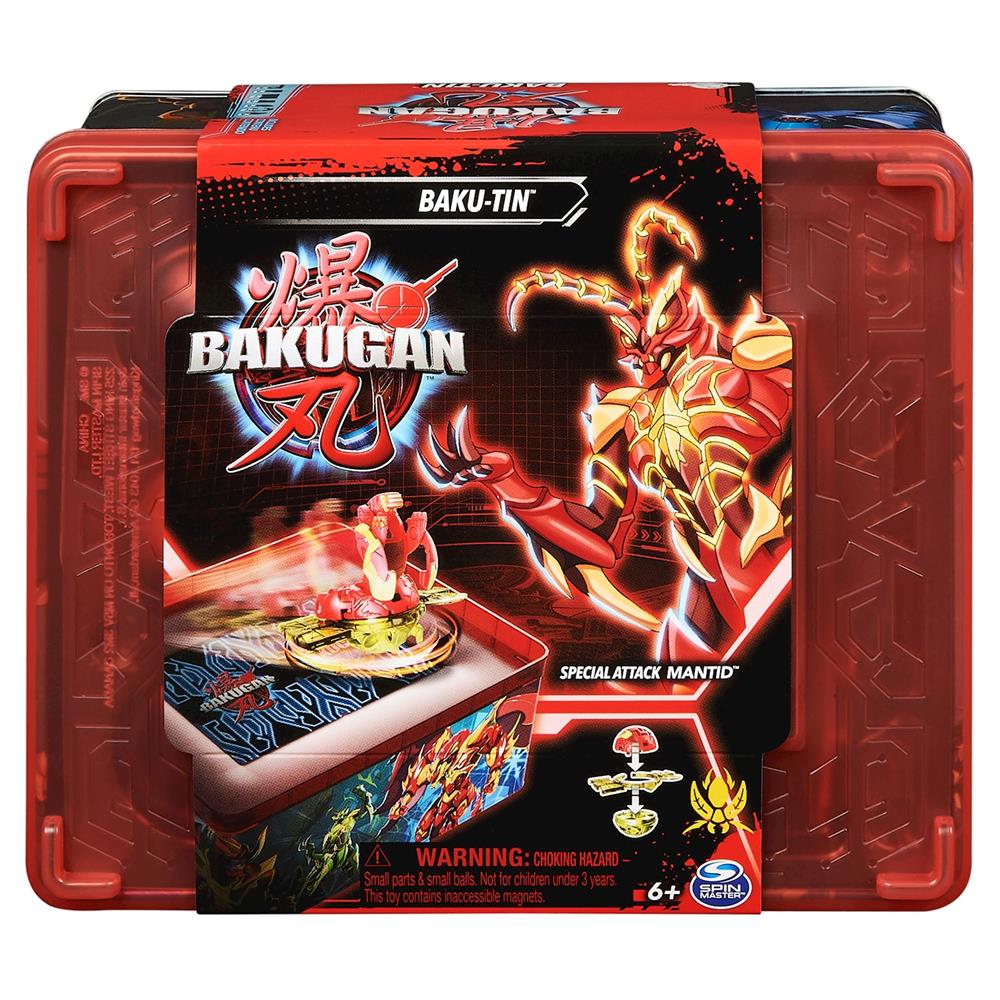 Spin Master Bakugan Revolution Baku-Tin Boîte de rangement et surface de jeu