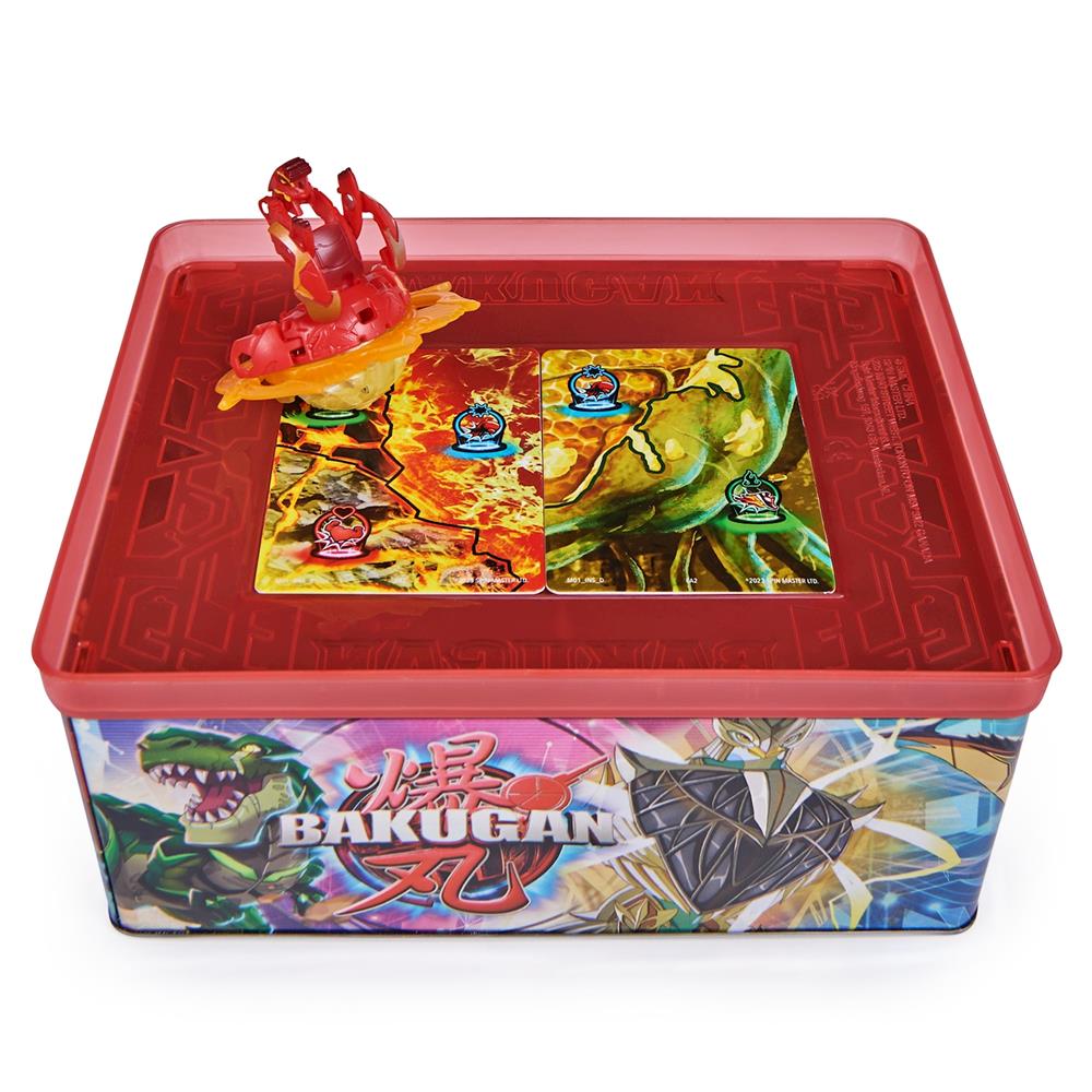 Spin Master Bakugan Revolution Baku-Tin Boîte de rangement et surface de jeu