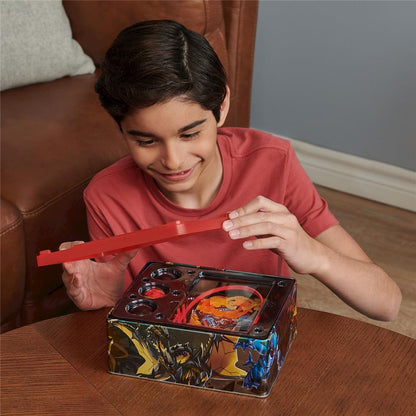 Spin Master Bakugan Revolution Baku-Tin Boîte de rangement et surface de jeu