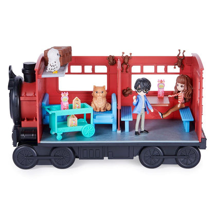 Spin Master Wizarding World Hogwarts Express Set with Harry Potter &amp; Hermione, 8 cm