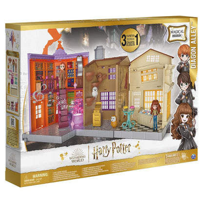 Spin Master W.World Diagon Alley Playset avec Hermione et Fred 8 cm