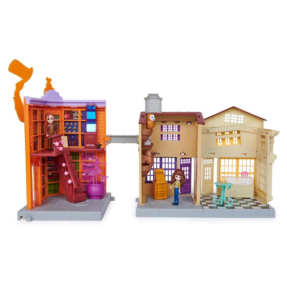 Spin Master W.World Diagon Alley Playset avec Hermione et Fred 8 cm