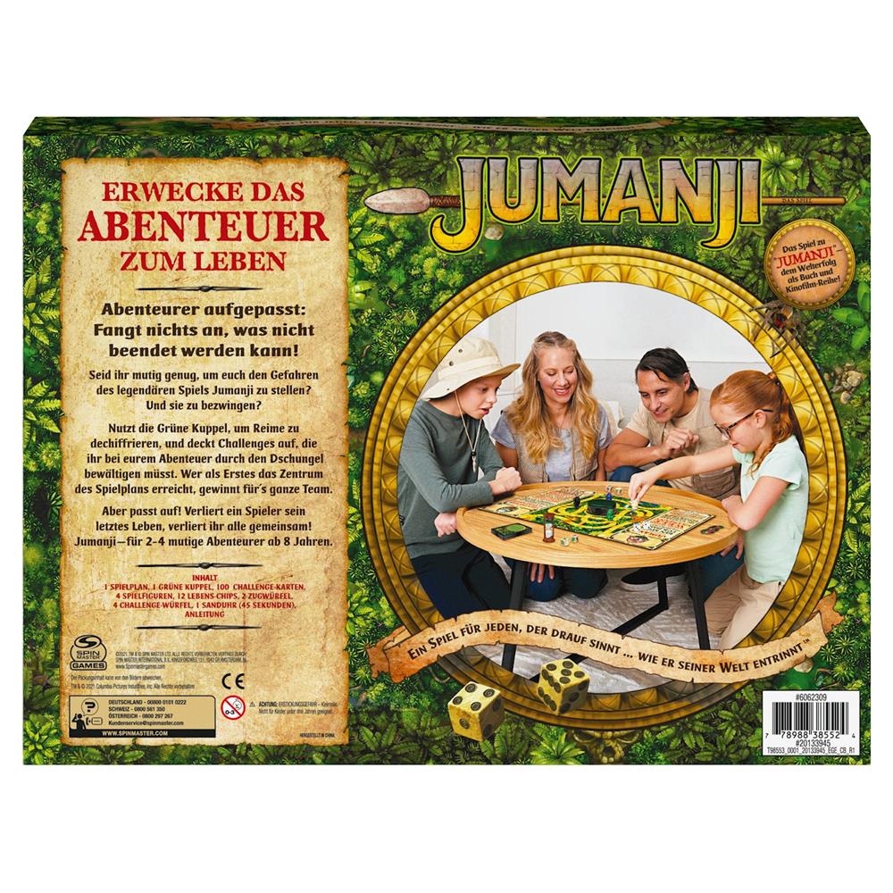 Spin Master Jumanji Brettspiel Deutsch