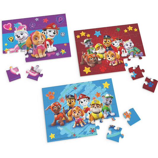 Spin Master Paw Patrol - puzzle en bois lot de 3