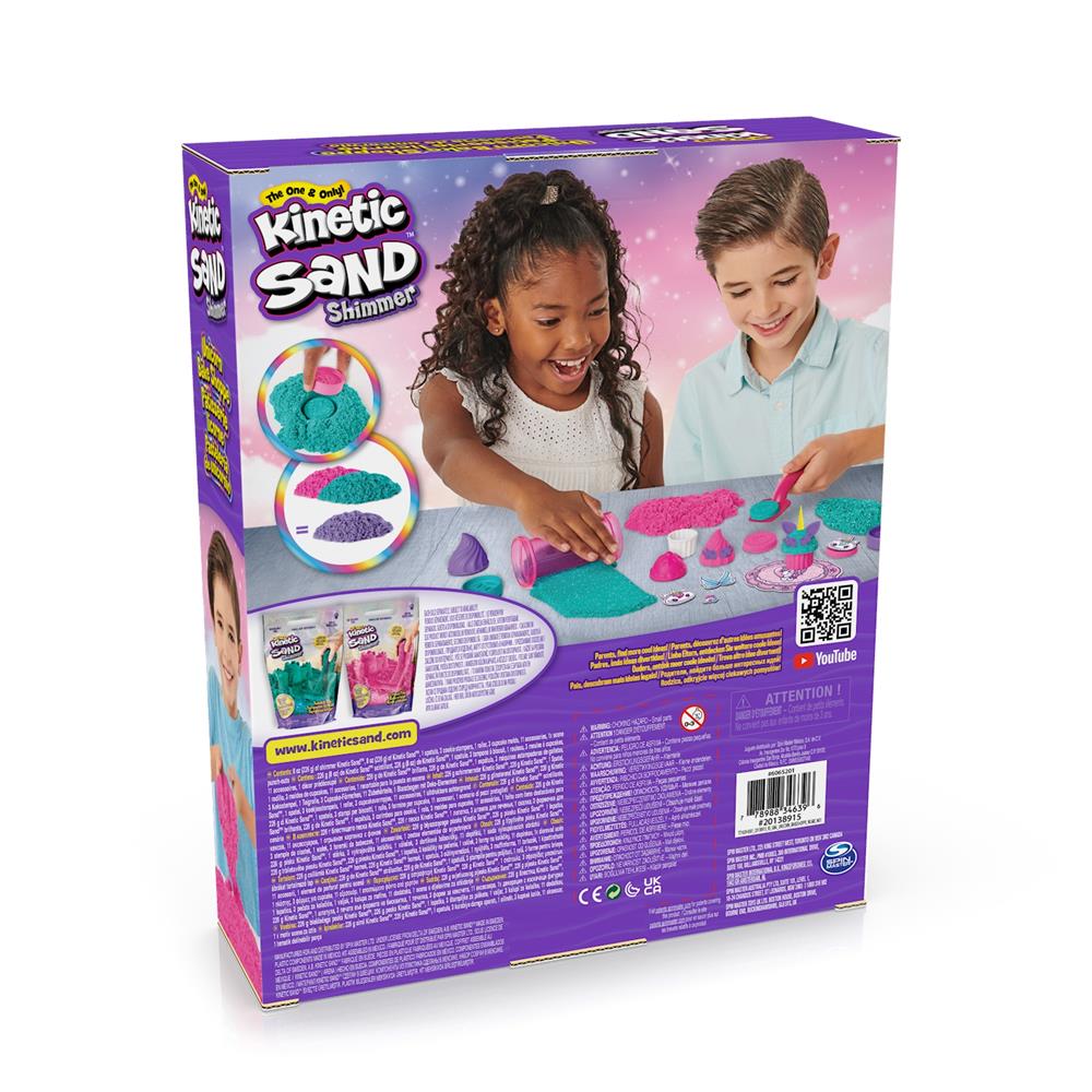 Spin Master Kinetic Sand Unicorn Bake Shoppe 453 g - 3 Farben