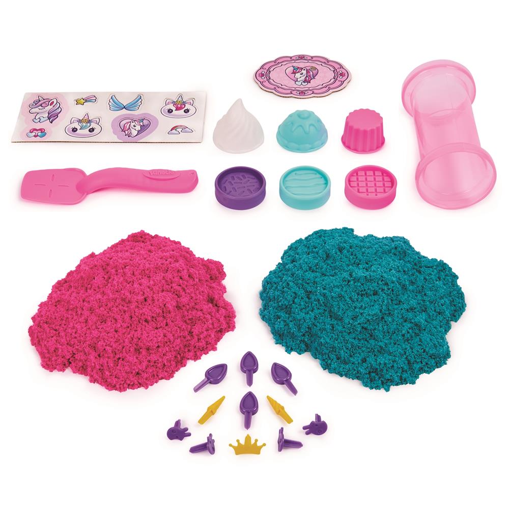 Spin Master Kinetic Sand Unicorn Bake Shoppe 453 g - 3 Farben