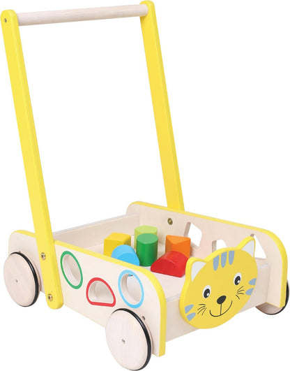 Spielba Baby Walker Chat avec jeu de tri