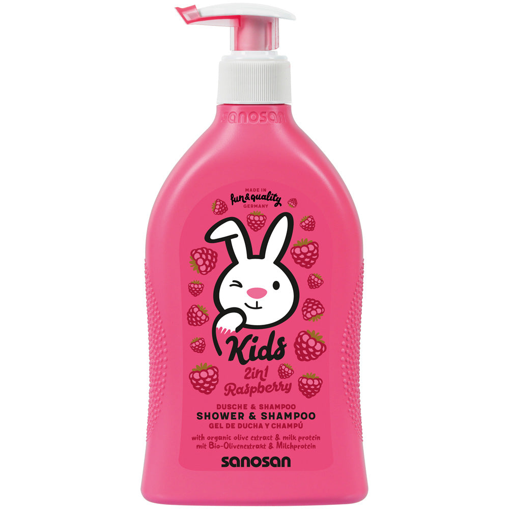 sanosan 2in1 Shower &amp; Shampoo Raspberry, 400 ml