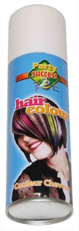 Spray colorant pour cheveux, blanc