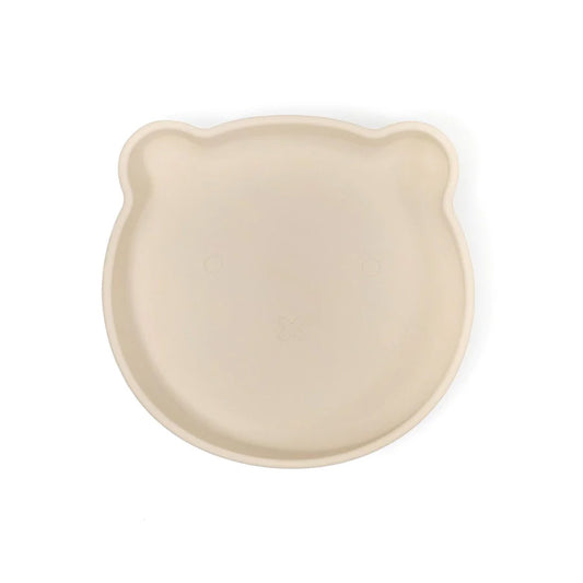 SOINA silicone plate Aydan with suction cup, ivory