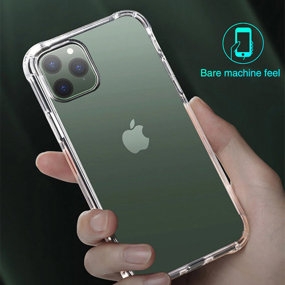 Coque en silicone pour iPhone SE 2020 Pro-Tech, transparente