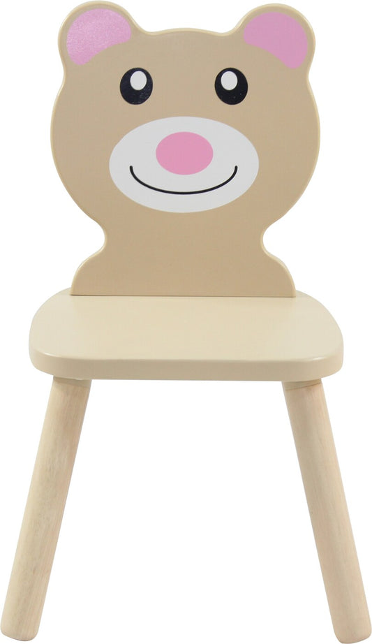 Playba chair bear, pink